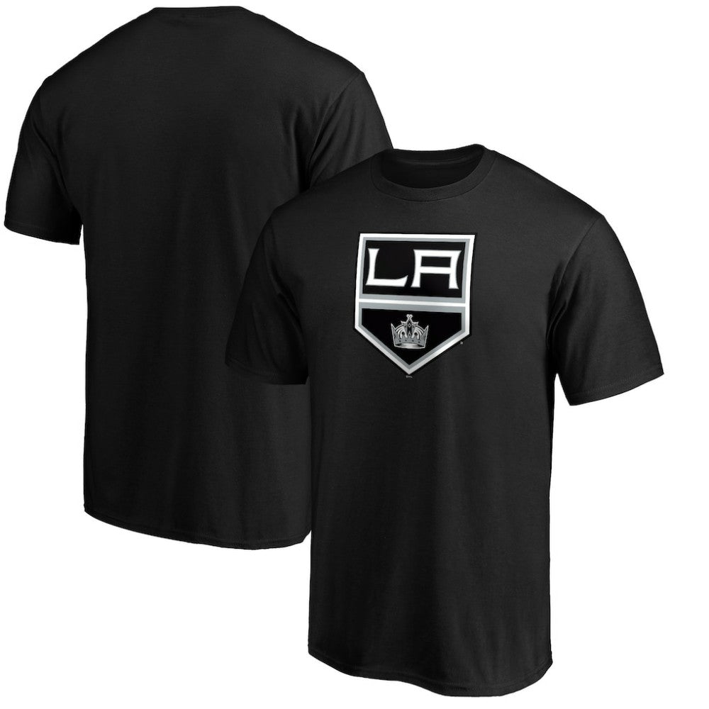 NHL Black Los Angeles Kings Primary Logo T-Shirt