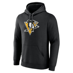 NHL Black Pittsburgh Penguins Primary Team Logo Pullover Hoodie
