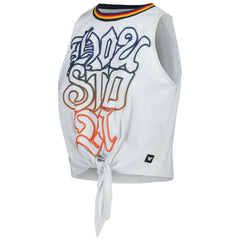 MLB Houston Astros The Wild Collective Women's Twisted Tie Front Tank Top