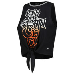 MLB San Francisco Giants The Wild Collective Women's Twisted Tie Front Tank Top