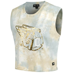 MLB Cleveland Guardians The Wild Collective Women's Washed Muscle Tank Top