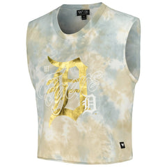 MLB Detroit Tigers The Wild Collective Women's Washed Muscle Tank Top