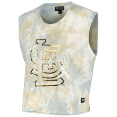MLB St. Louis Cardinals The Wild Collective Women's Washed Muscle Tank Top