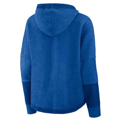 NHL Heather Blue St. Louis Blues Fanatics Women's Lux Lounge Helmet Arch Pullover Hoodie