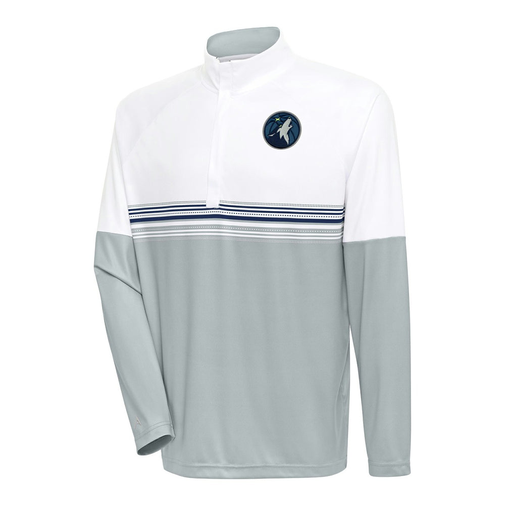 NBA Minnesota Timberwolves Antigua Bender Quarter-Zip Pullover Top