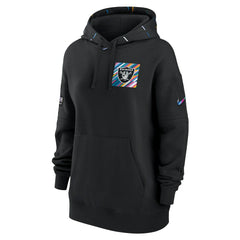 Women's 2023 NFL Crucial Catch Club Pullover Hoodie - Las Vegas Raiders