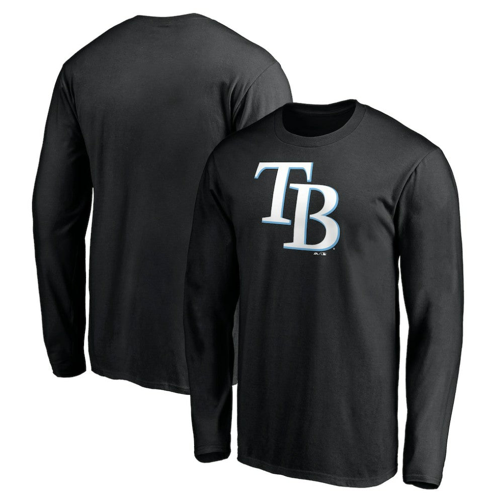 MLB Tampa Bay Rays Official Team Logo Long Sleeve T-Shirt