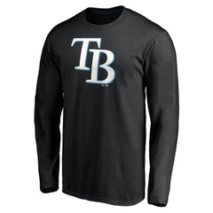 MLB Tampa Bay Rays Official Team Logo Long Sleeve T-Shirt