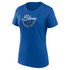 NHL Blue St. Louis Blues Fanatics Women's Long and Short Sleeve Two-Pack T-Shirt Set