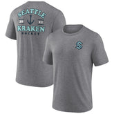 NHL Heather Gray Seattle Kraken Fanatics Winger Tri-Blend T-Shirt