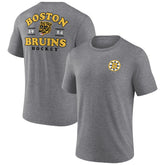 NHL Heather Gray Boston Bruins Fanatics Winger Tri-Blend T-Shirt