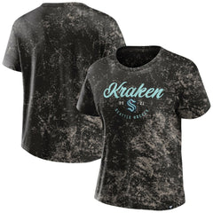 NHL Black Seattle Kraken Fanatics Women's Breakaway T-Shirt