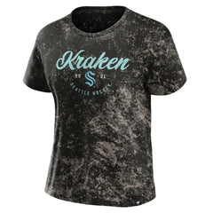 NHL Black Seattle Kraken Fanatics Women's Breakaway T-Shirt