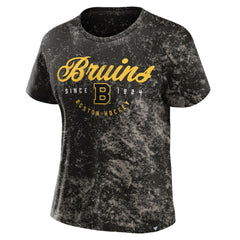 NHL Black Boston Bruins Fanatics Women's Breakaway T-Shirt