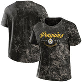 NHL Black Pittsburgh Penguins Fanatics Women's Breakaway T-Shirt