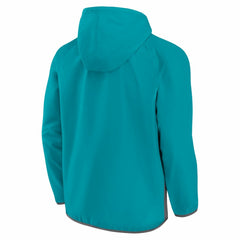 NBA Charlotte Hornets Anorak Flagrant Foul Color-Block Raglan Hoodie Half-Zip Jacket