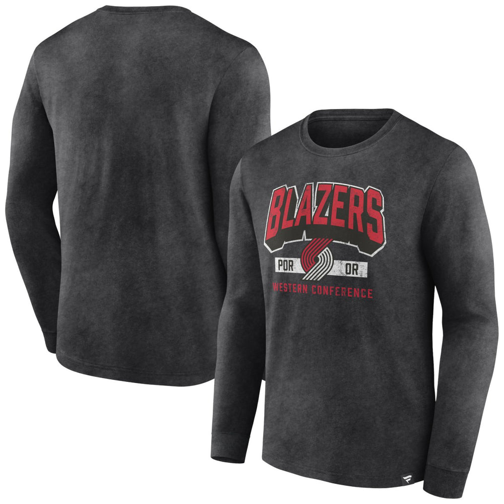 NBA Portland Trail Blazers Front Court Press Snow Wash Long Sleeve T-Shirt