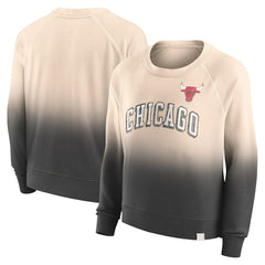 NBA Chicago Bulls Women's Lounge Arch Raglan Pullover Sweatshirt