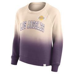 NBA Los Angeles Lakers Women's Lounge Arch Raglan Pullover Sweatshirt