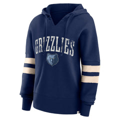 NBA Memphis Grizzlies Women's Bold Move Dolman V-Neck High Hip Hoodie