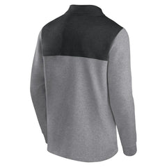 NHL Heather Gray Vegas Golden Knights Fanatics Launch It Quarter-Zip Jacket