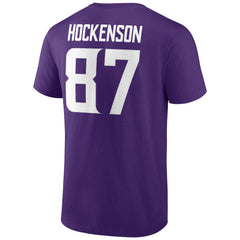 T.J. Hockenson Icon Player Name & Number T-Shirt - Minnesota Vikings