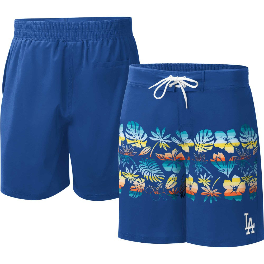 MLB Los Angeles Dodgers G-III Sports by Carl Banks Breeze Volley Swim Shorts