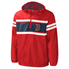 MLB Boston Red Sox G-III Sports by Carl Banks Game Score Quarter-Zip Windbreaker
