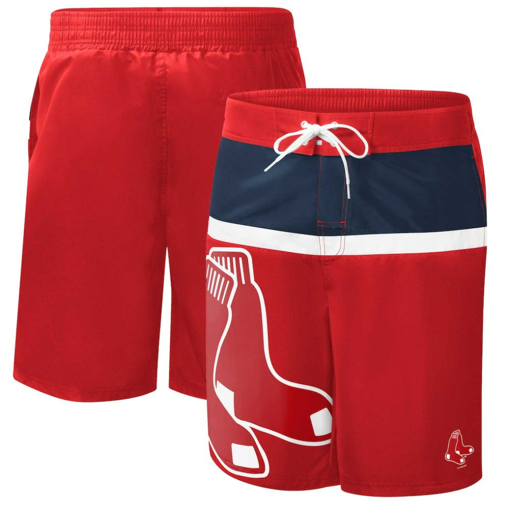MLB Boston Red Sox G-III Sports by Carl Banks Sea Wind Swim Shorts