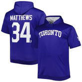 NHL Blue Auston Matthews Toronto Maple Leafs Fanatics Big & Tall Name & Number Pullover Hoodie