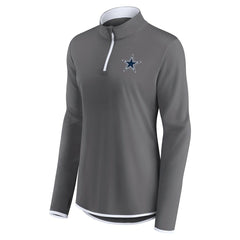 Women's Corner Long Sleeve 1/4 Zip Top - Dallas Cowboys