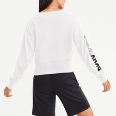 DKNY Sport Women's Lily V-Neck Pullover Sweatshirt - Las Vegas Raiders