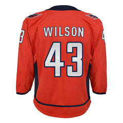 NHL Red Tom Wilson Washington Capitals Youth 2022/23 Premier Player Jersey
