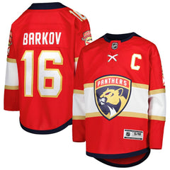 NHL Red Aleksander Barkov Florida Panthers Youth Home Premier Player Jersey