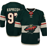 NHL Green Kirill Kaprizov Minnesota Wild Youth Home Premier Player Jersey