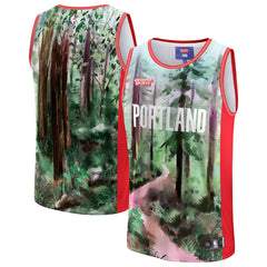 NBA Portland Trail Blazers NBA & KidSuper Studios Unisex Hometown Jersey