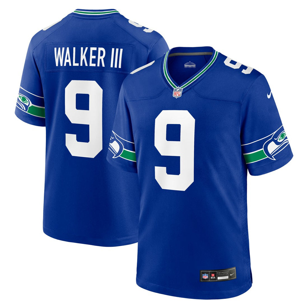 Kenneth Walker III Throwback Player Game Jersey - Seattle Seahawks