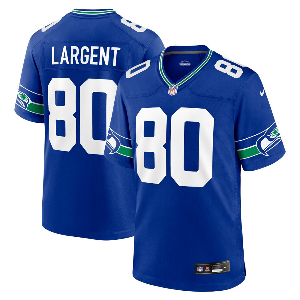 Steve Largent Throwback Retired Player Game Jersey - Seattle Seahawks
