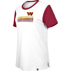 Women's Third Down Colorblock T-Shirt - Washington Commanders