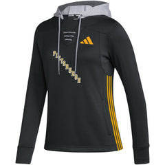 NHL Black Pittsburgh Penguins adidas Women's Refresh Skate Lace AEROREADY Pullover Hoodie