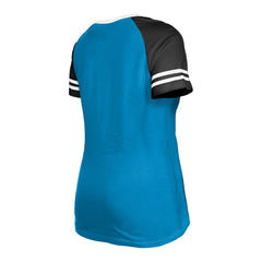 Women's Raglan Lace-Up T-Shirt - Carolina Panthers