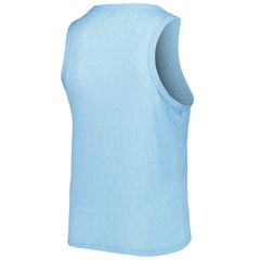 MLB Texas Rangers Soft as a Grape Women's Plus Size High Neck Tri-Blend Tank Top