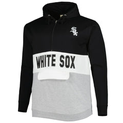 MLB Chicago White Sox Big & Tall Fleece Half-Zip Hoodie