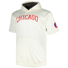 MLB Chicago Cubs Profile Big & Tall Contrast Short Sleeve Pullover Hoodie