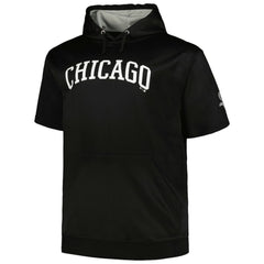 MLB Chicago White Sox Profile Big & Tall Contrast Short Sleeve Pullover Hoodie