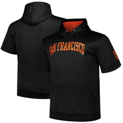 MLB San Francisco Giants Profile Big & Tall Contrast Short Sleeve Pullover Hoodie