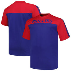 MLB Philadelphia Phillies Profile Big & Tall Yoke Knit T-Shirt