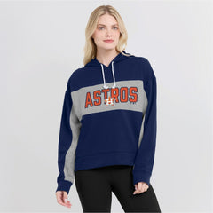 MLB Houston Astros Fanatics Women's Filled Stat Sheet Pullover Hoodie