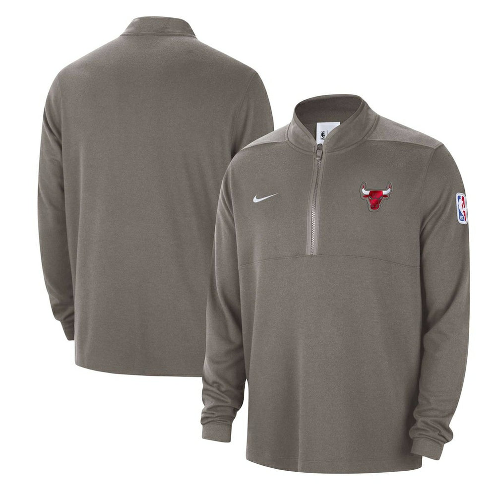 NBA Chicago Bulls Authentic Performance Half-Zip Jacket