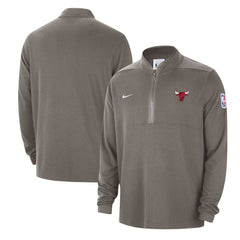 NBA Chicago Bulls Authentic Performance Half-Zip Jacket